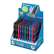 Pilot Frixion Clicker Erasable, Rollerball Gel Pen, 0.7mm Fine Tip, Assorted Colours Pre-Packed 60 Pens